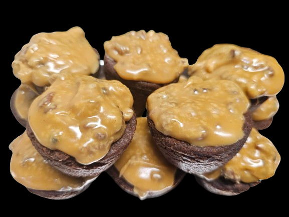 Praline Brownie Bites